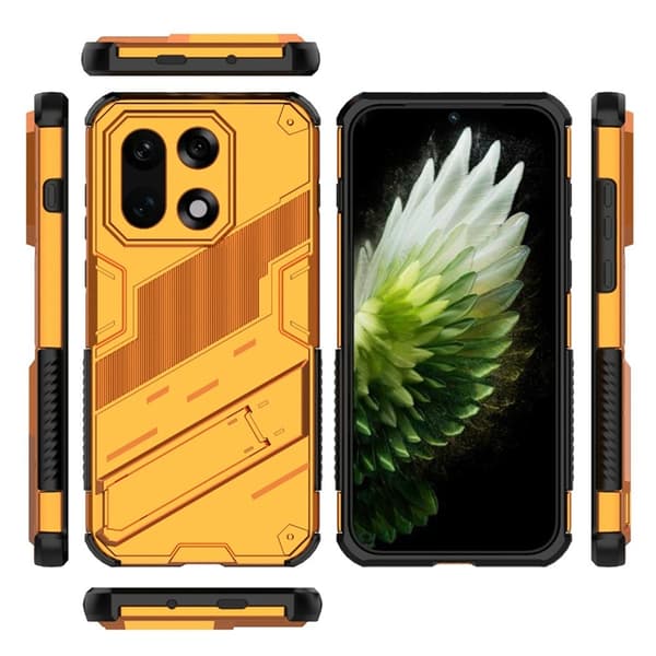 Mobilskal till OnePlus 15 PC + TPU Shockproof Kickstand - Orange Orange