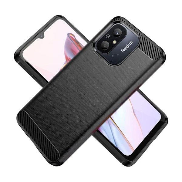 Tech-Protect MXiaomi Redmi 12C Mobiskal Carbon Silicone