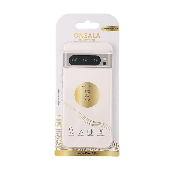 Onsala Google Pixel 8 Pro Mobilskal TPU - Transparent