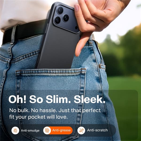 TORRAS Mobilskal till iPhone 17 Pro MagSafe Shockproof - Svart Svart