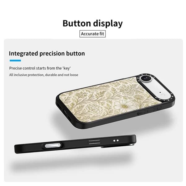 Mobilskal till iPhone 17 Air MagSafe Aluminium Silikon Beige