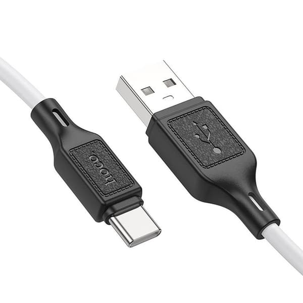 HOCO USB Til USB-C 1m Kabel 3A X90 - Hvid Vit