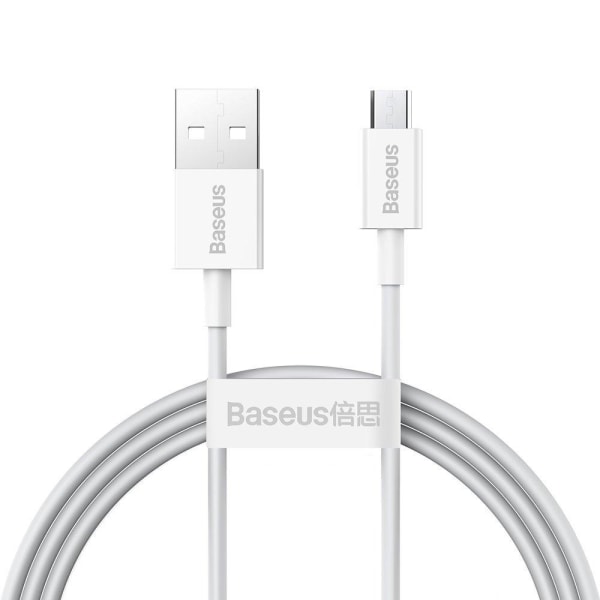 Baseus Superior Kabel Micro USB 2A 1m - Vit White