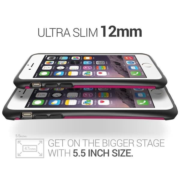 Verus Thor Heavy Drop Skal till Apple iPhone 6(S) Plus (Magenta) Rosa