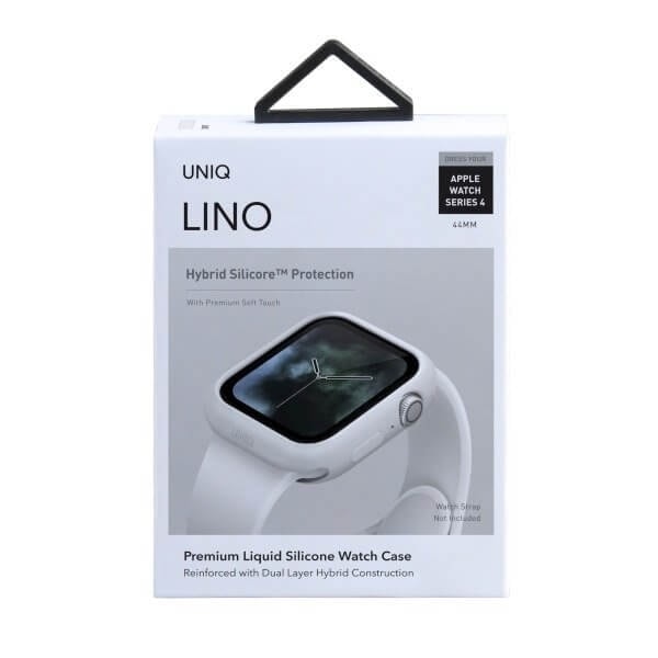 UNIQ Lino skal Apple Watch 5/4 44MM duv Vit Vit