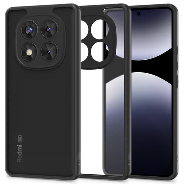 Tech-Protect telefontaske til Xiaomi Redmi Note 14 Pro 5G Magmat - Sort Svart