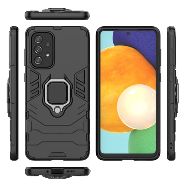 Galaxy A73 Skal Ring Armor - Svart Svart