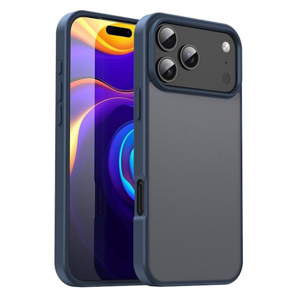 Mobilskal till iPhone 17 Pro Max Skin Touch Matte - Blå Blå