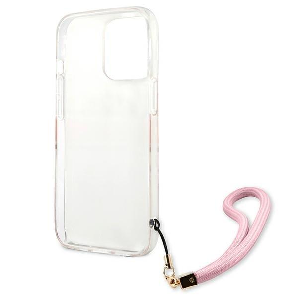 Guess Camo Strap Collection Skal iPhone 13 Pro / 13 - Rosa Pink