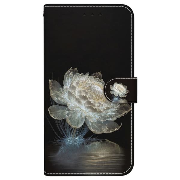 Sony Xperia 1 VII Konstläder Plånboksfodral Pattern Printing - Peony Flerfärgad