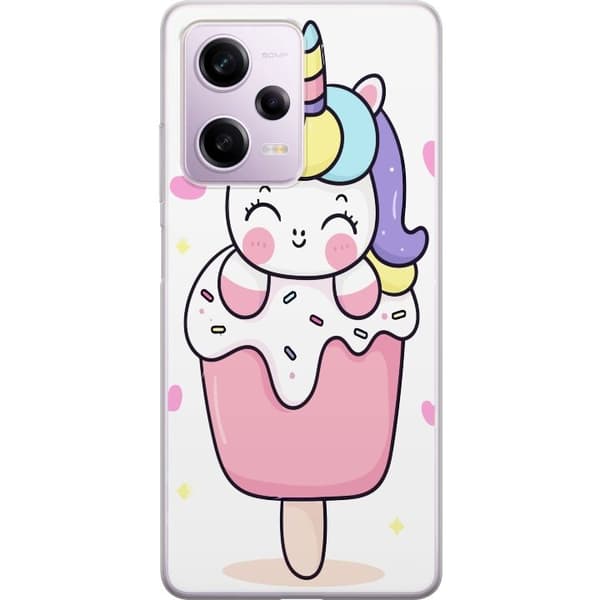 Telefontaske til Xiaomi Redmi Note 12 Pro med Happy Unicorn