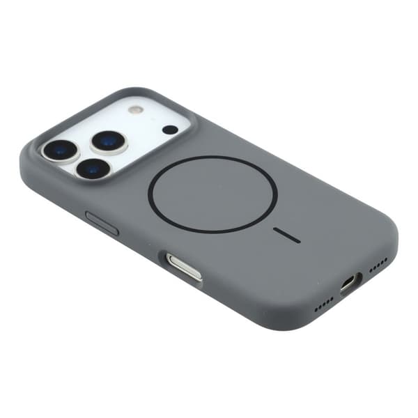 X-LEVEL Mobilskal till iPhone 17 Pro MagSafe Flytande Silikon Svart