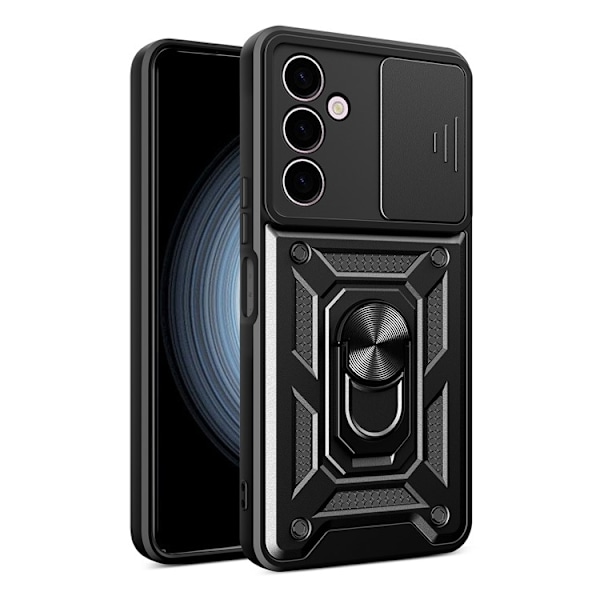 Galaxy A24 4G Mobilskal Ringhållare Kickstand - Svart Svart