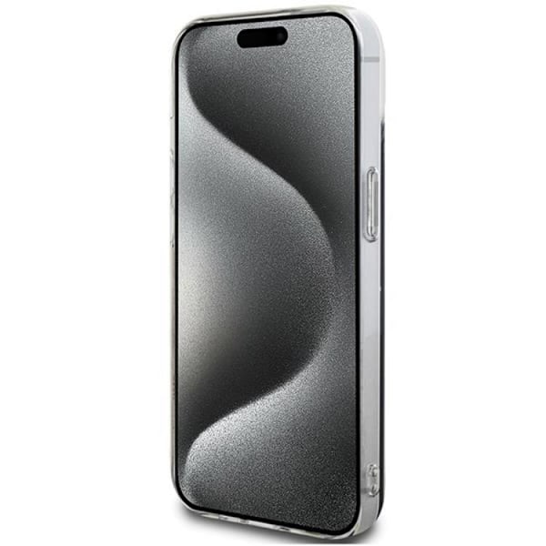 Hello Kitty iPhone 15 Mobilskal Hello Kitty IML Kitty Face - Svart Svart