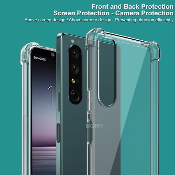 IMAK Sony Xperia 1 IV Skal Flexible TPU - Clear
