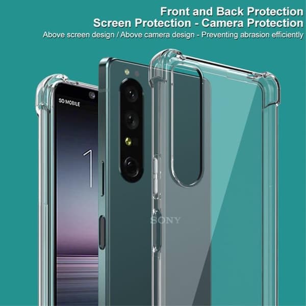 IMAK Sony Xperia 1 IV Skal Flexible TPU - Clear Transparent