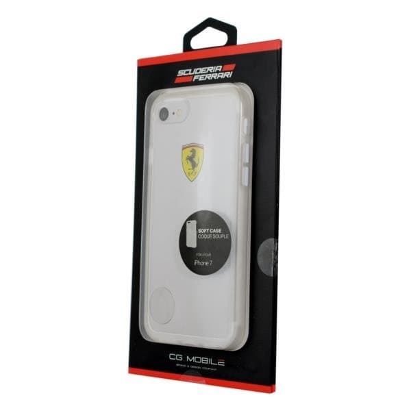 Ferrari Cover iPhone 7/8/SE 2020 - Gennemsigtig Transparent