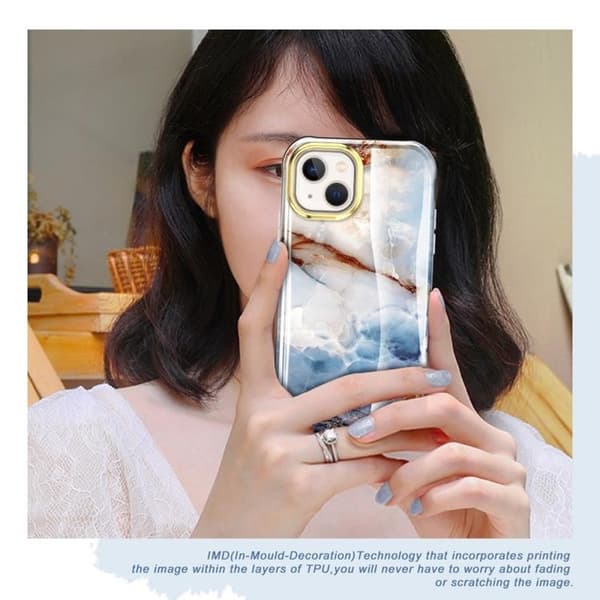 iPhone 14 Plus -kuori 360 Marble - Ruskea L07 Brun