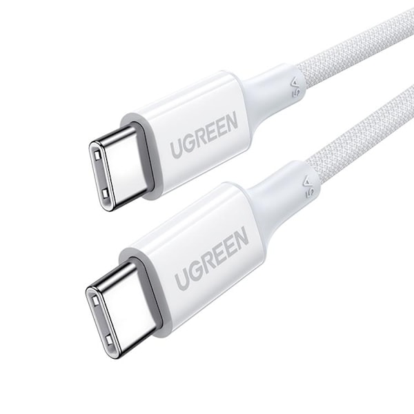 Ugreen US557 USB-C till USB-C kabel PD 100W 1m - Vit