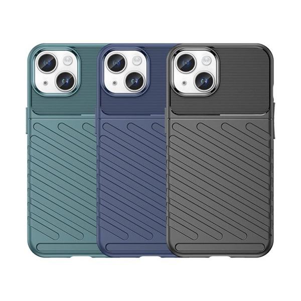 iPhone 15 Mobilskal Thunder Armored - Svart Svart