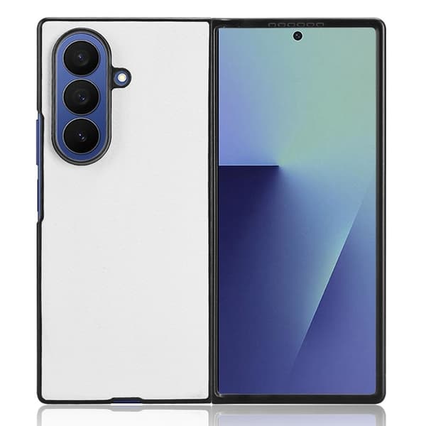 Mobilskal till Galaxy Z Fold7 Shockproof Carbon Fiber - Vit Vit