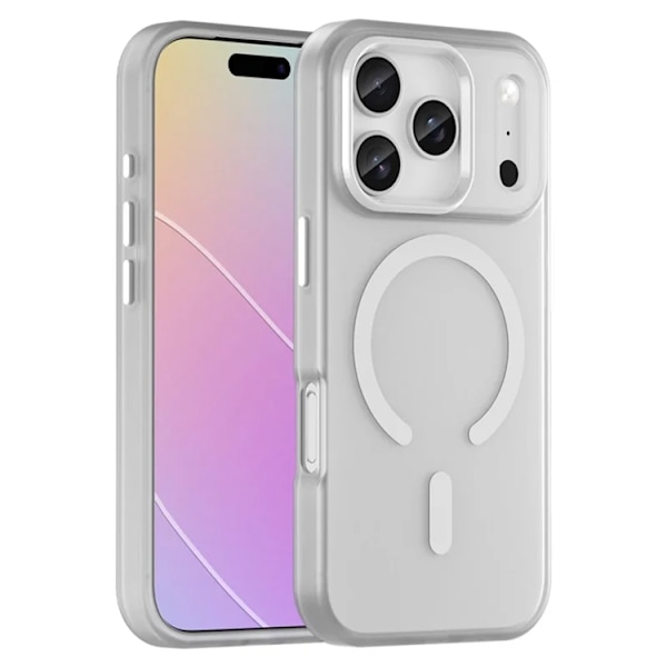 Mobilskal till iPhone 17 Pro Max MagSafe Matte Translucent - Vit Vit