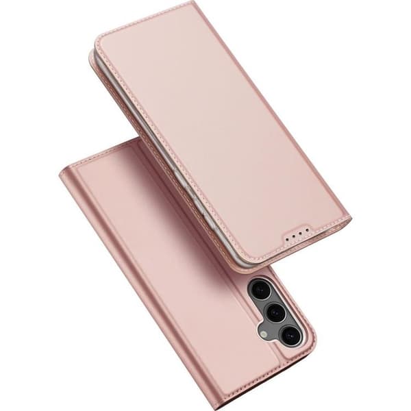 DUX DUCIS Skin Pro Galaxy S25 Plus Plånboksfodral PU Läder - Rosa Rosa