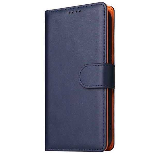 iPhone 14 Pro Max Plånboksfodral Dual Flip - Blå