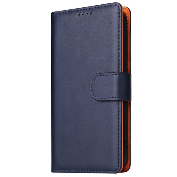iPhone 14 Pro Max Plånboksfodral Dual Flip - Blå Blå