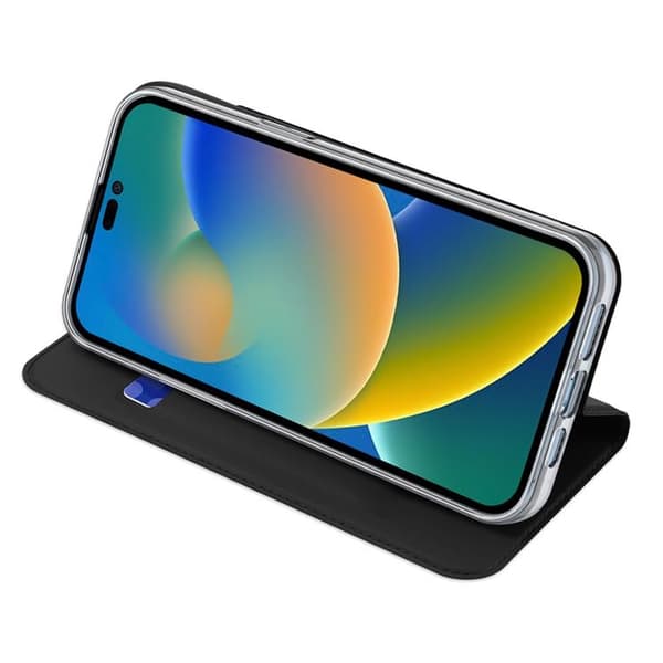 Dux Ducis iPhone 14 Pro Max -kotelo Skin Series Holster - Musta Black