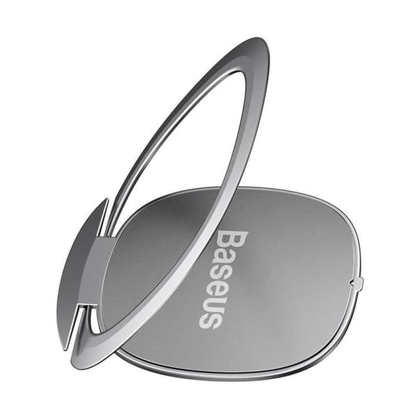 Baseus Ringhållare Ultra-Thin Self-adhesive kickstand - Silver Silver
