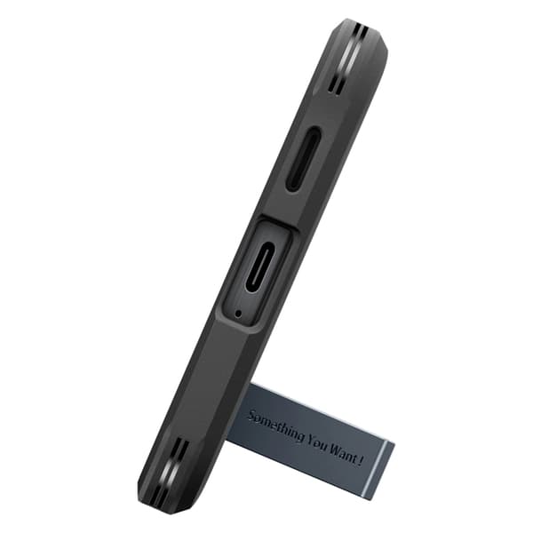Spigen Mobilskal För Galaxy A57 5G Tough Armor - Metal Slate Grå