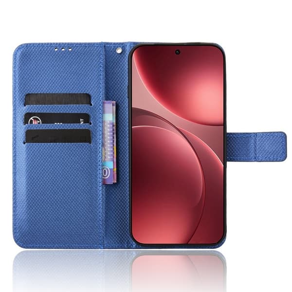 Oppo Find X9 Pro 5G Plånboksfodral Konstläder - Blå