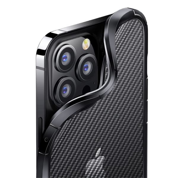 USAMS Armour -kuori iPhone 13 Pro Max - Musta Black