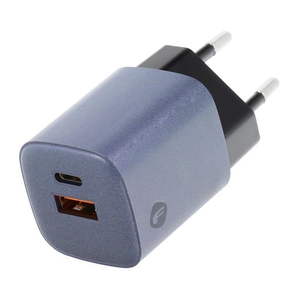 Forcell F-Energy Snabbladdare GaN 33W 3A PD QC 4.0 Grå