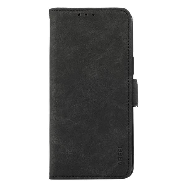 ABEEL Mobilskal till iPhone 16 Pro Max Magnetiskt RFID-Skydd Konstläder Svart