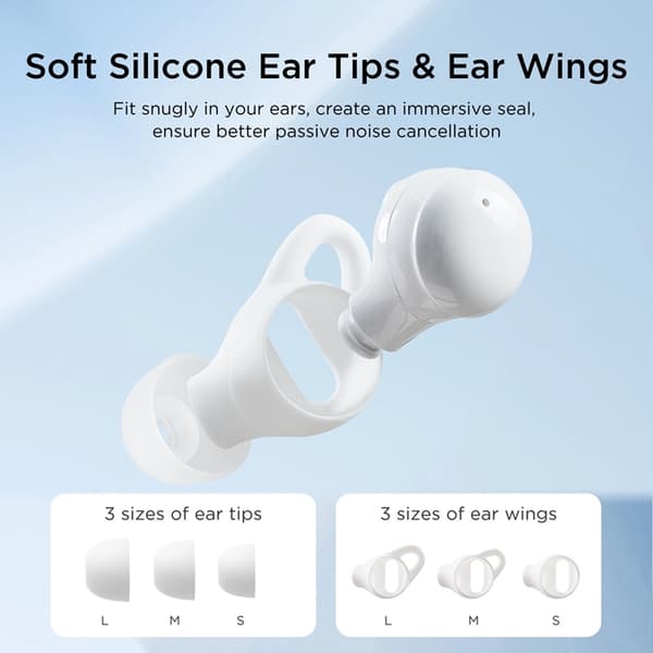 Joyroom TWS Trådlösa Hörlurar Cozydots Series Bluetooth 5.3 - Vit Vit