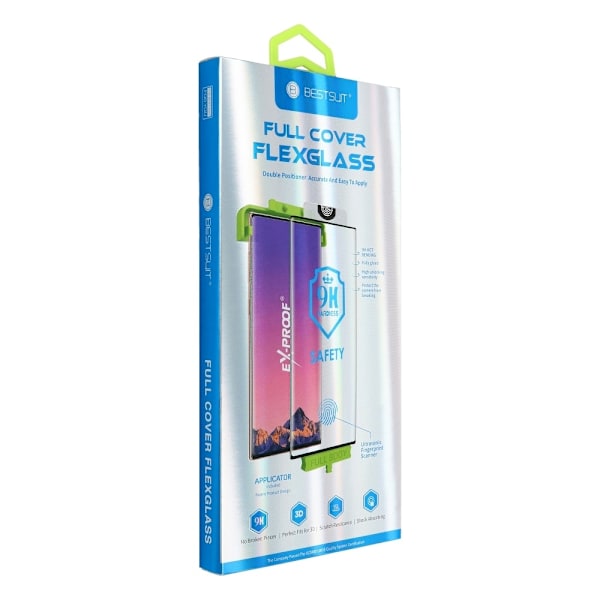 Bestsuit Flexibelt Hybridglas Skärmskydd Xiaomi Mi Note 10 Svart