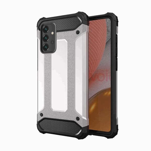 Mobilskal till Galaxy A26 Hybrid Armor - Silver Silver