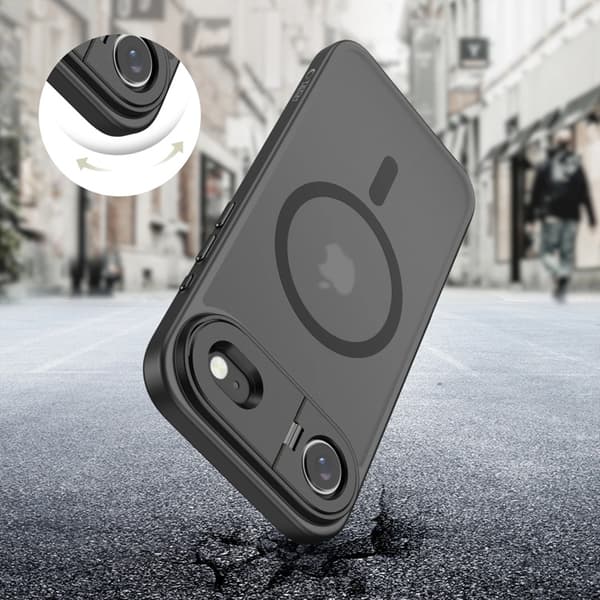 Tech-Protect Mobilskal till iPhone Air Magsafe Kickstand - Matte Svart Svart