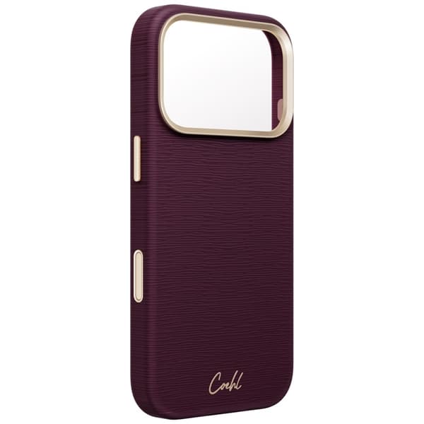 UNIQ Mobilskal För iPhone 18 Pro Max/17 Pro Max Coehl Mirelle - Burgundy