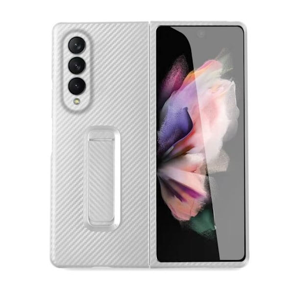 Carbon Fiber Mobilskal till Samsung Galaxy Z Fold 3 - Vit Vit