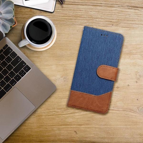 Galaxy S24 FE Plånboksfodral Jeans - Blå Blå