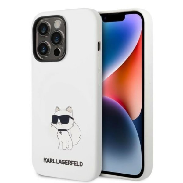 Karl Lagerfeld Magsafe iPhone 14 Pro Cover Choupette Silicone - V