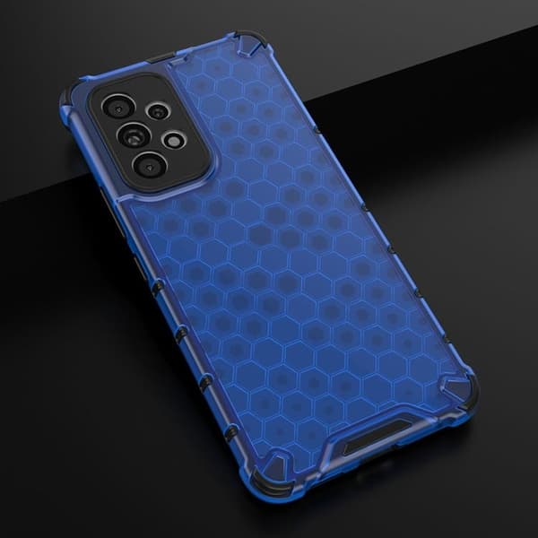 Galaxy A73 Skal Honeycomb Armored - Blå Blå
