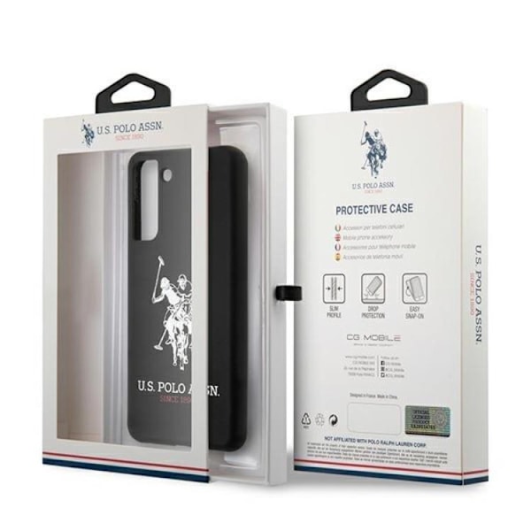 US Polo Silicone Logo Skal Galaxy S21 - Svart Svart