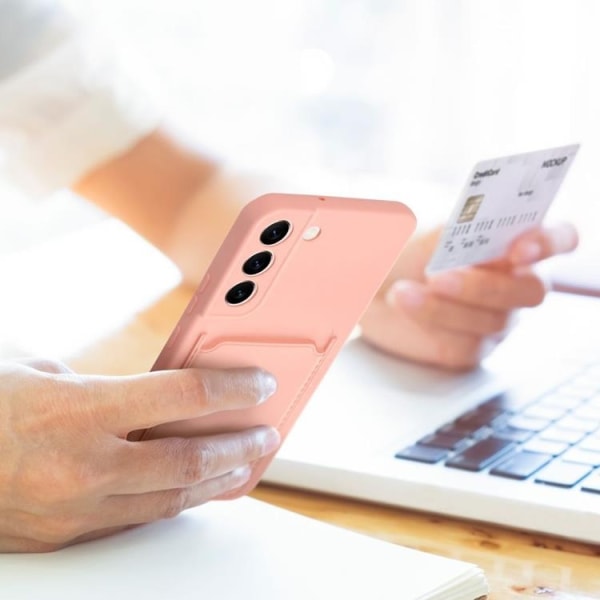 Galaxy A55 5G korttitelineen matkapuhelinsuoja - vaaleanpunainen