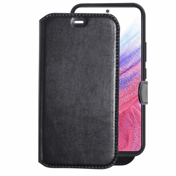 CHAMPION Galaxy A53 Plånboksfodral Slim 2-in-1 - Svart Svart