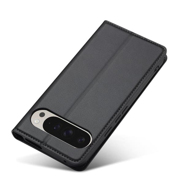 LC.IMEEKE L1 Series Google Pixel 9 Pro Plånboksfodral Konstläder - Svart