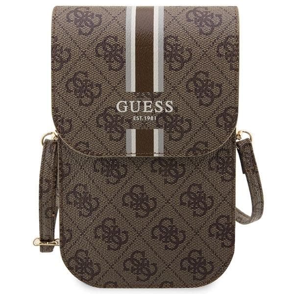 Guess Halsbandsfodral Stripes - Brun Brun